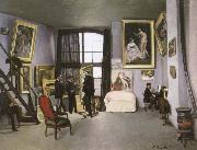 Frederic Bazille the artist s studio ,nine rue de la condamine china oil painting reproduction